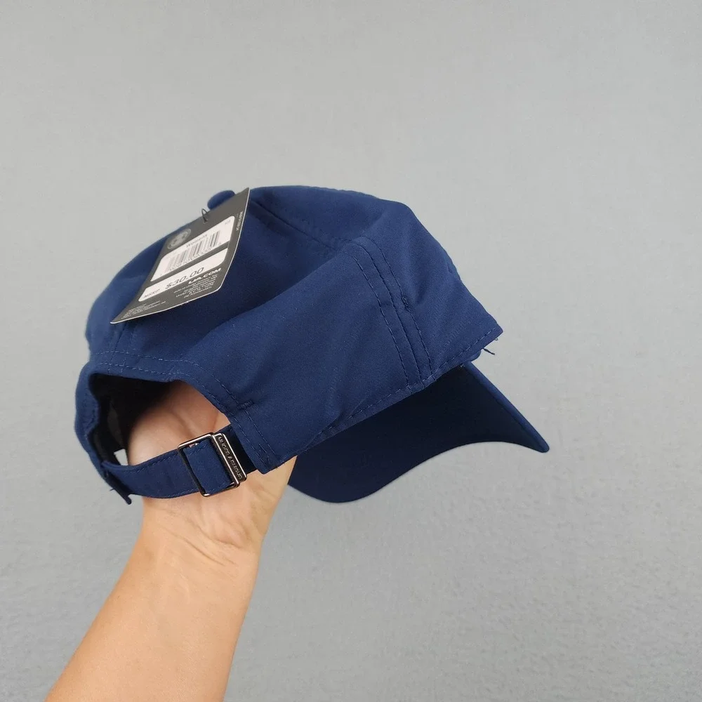 Under Armour Hat Cap Strap Back Womens One Size Blue Rent's Due UA Free Fit NWT